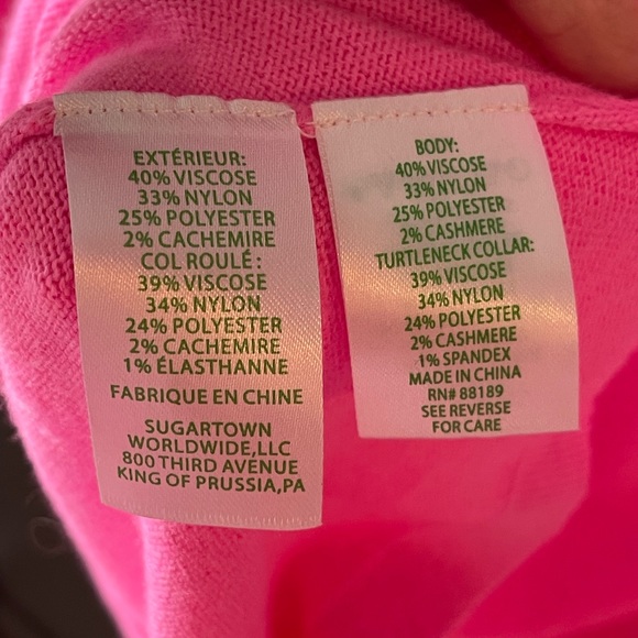 Christin cashmere off the shoulder fold over sweater - Picture 5 of 6